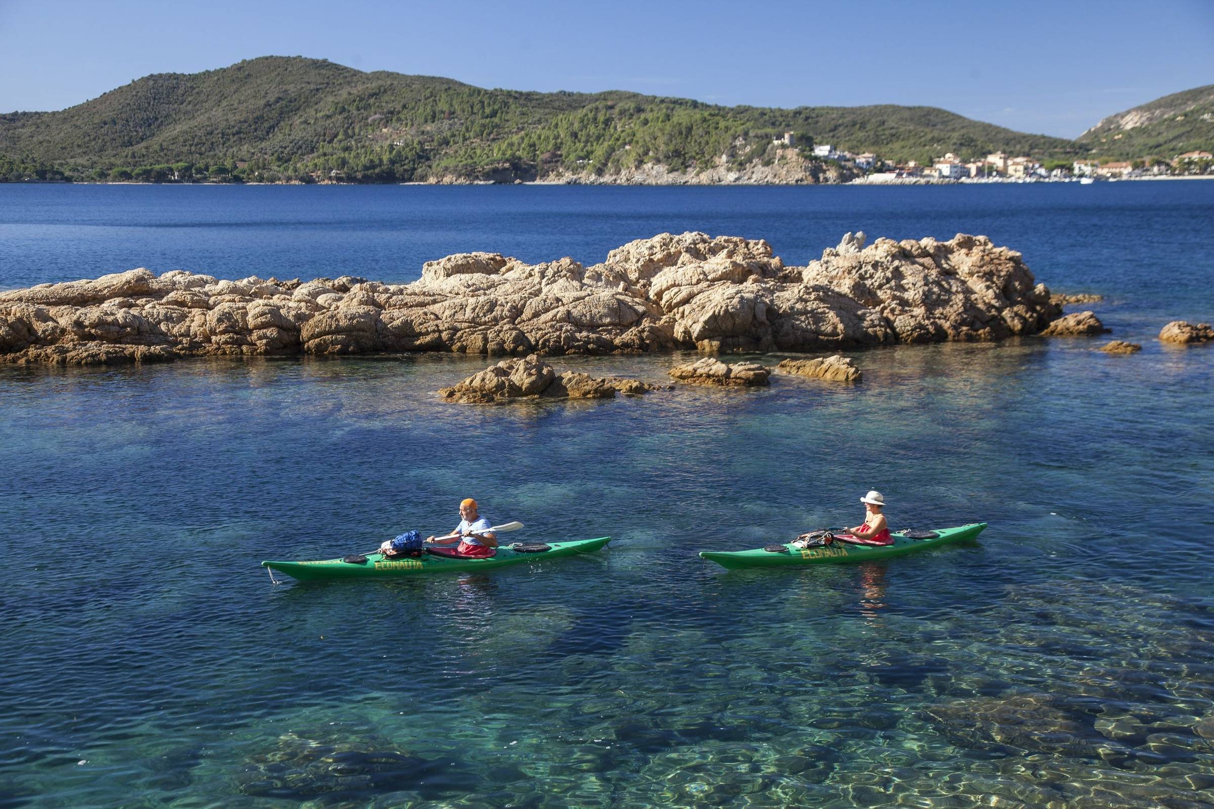 Elba Island kayak adventure Marina di Campo